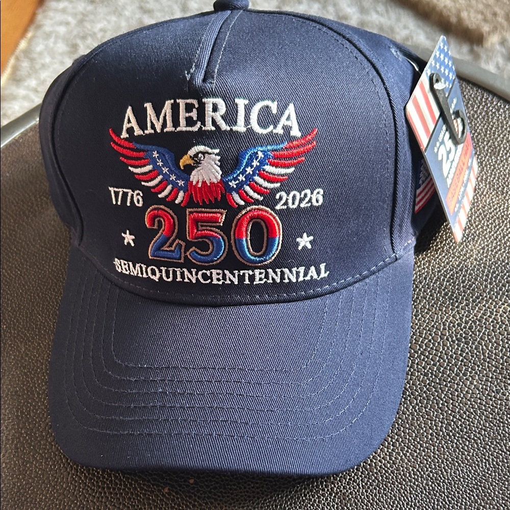 America 250 Semiquincentennial Navy Baseball Cap